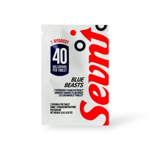 SEVN Blue Beasts 40mg 7-OH chewable tablet
