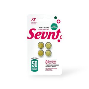 SEVN Minty Melons 50mg 7-Hydroxy chewable tablet
