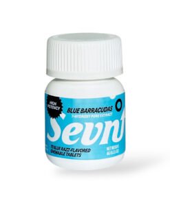 SEVN Blue Barracudas 35mg 7-OH Blue Razz chewable tablets