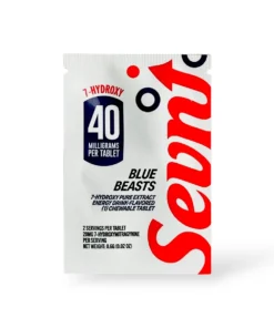 SEVN Blue Beasts 40mg 7-OH chewable tablet