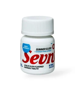 Sevn Summer Slush Blue Slush 40mg 7-Hydroxy chewable tablet