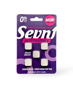 Sevn Alternatives MGM Rapid-Release Kratom Extract Tablet Grape Wrath 20mg Per Tablet