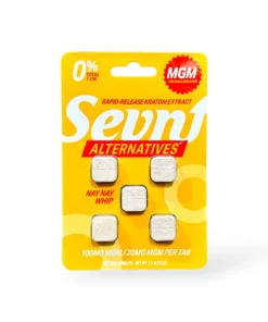 Sevn Alternatives MGM Rapid-Release Kratom Extract Tablet Nay Nay Whip 20mg Per Tablet