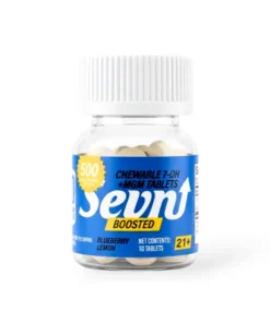 Sevn Boosted Chewable 7-OH + MGM Blueberry Lemon Tablets 50mg