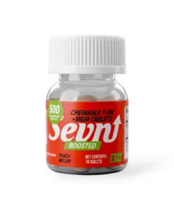 Sevn Boosted Chewable 7-OH + MGM Peach Melon Tablets 50mg